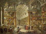 Giovanni Paolo Pannini Interior of a Picture Gallery with the Collection of Cardinal Silvio Valenti Gonzaga Sweden oil painting artist
